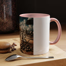 Coffee Beans Accent Coffee Mug (11, 15oz)