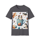 Purr-fect Comfort for Cat Lovers: Unisex Soft-Style T-Shirt
