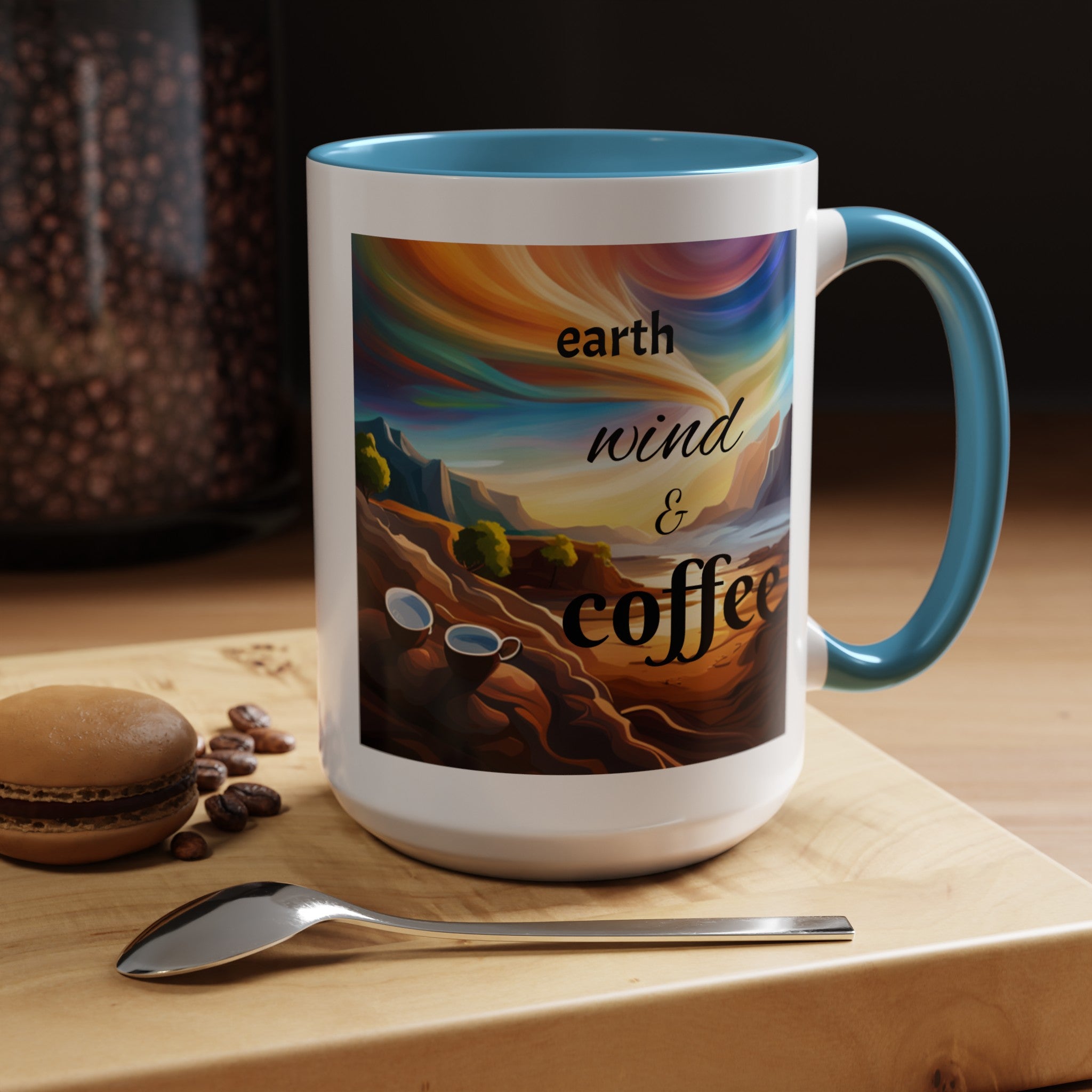 "Earth, Wind, and Fire" Accent Coffee Mug (11, 15oz)
