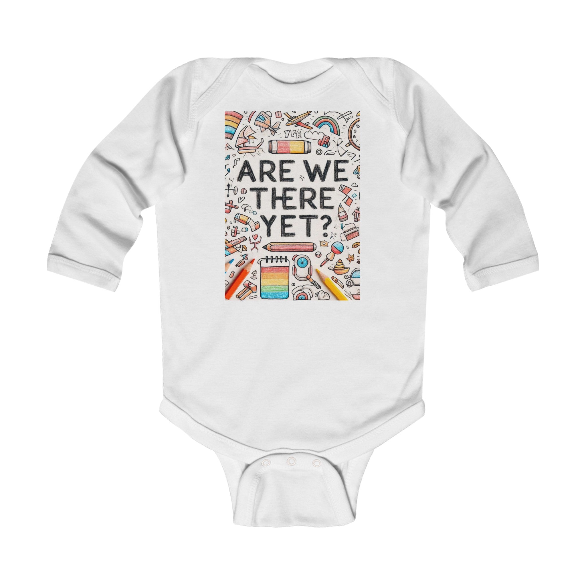 “Are We There Yet?” Infant Long Sleeve Bodysuit