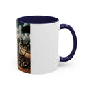 Coffee Beans Accent Coffee Mug (11, 15oz)