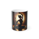 "Yoga Pose" Color Morphing Mug, 11oz