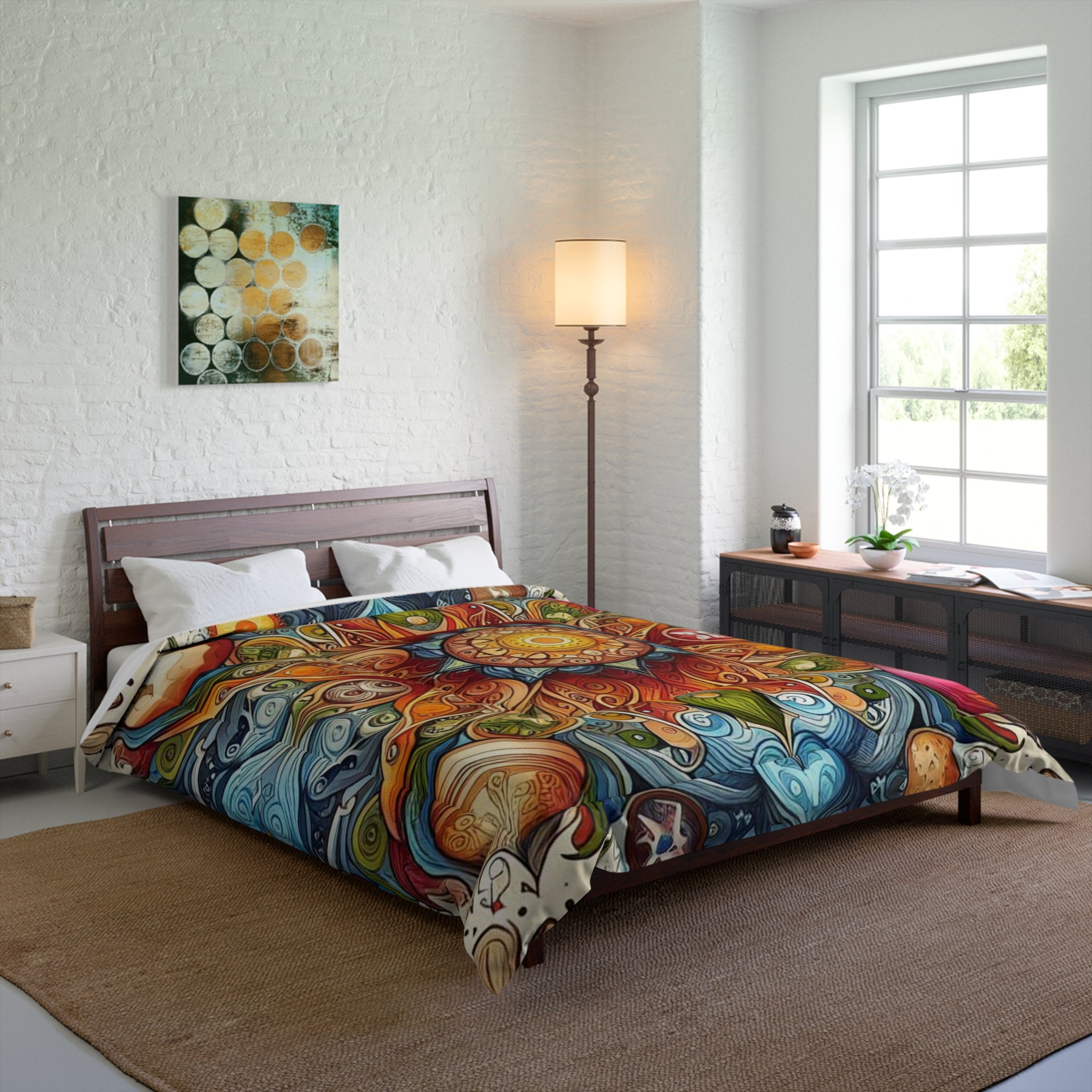 Earth, wind and, fire and earth Comforter