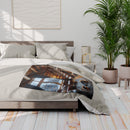 Fire place Arctic Fleece Blanket