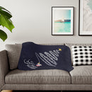 Fireworks Christmas Tree Pattern Sherpa Blanket, Two Colors