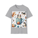 Purr-fect Comfort for Cat Lovers: Unisex Soft-Style T-Shirt