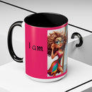 "I Am Beautiful" Accent Coffee Mug (11, 15oz)