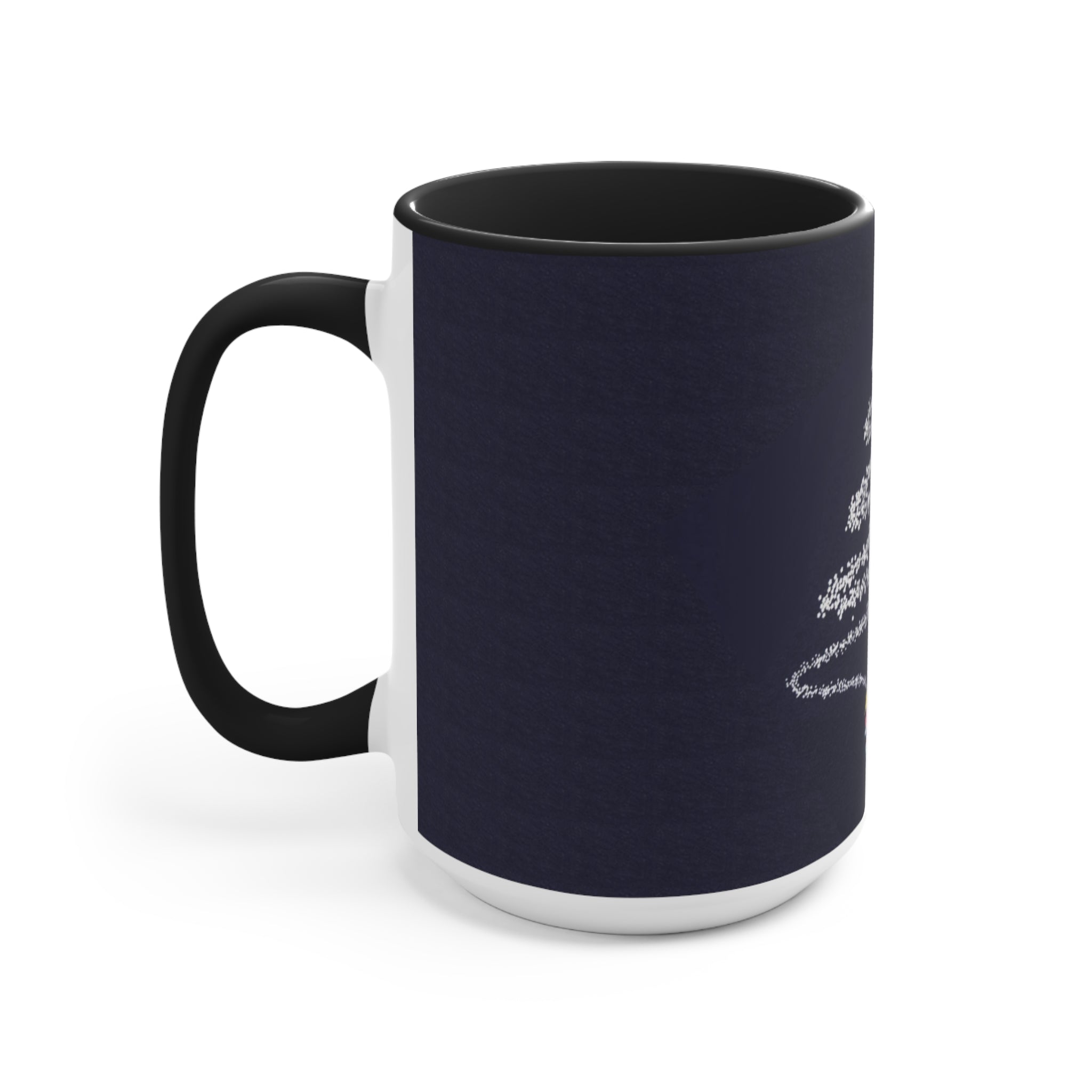 Fireworks Christmas Tree Accent Mugs