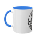 "White Sunflower" Colorful Mugs, 11oz