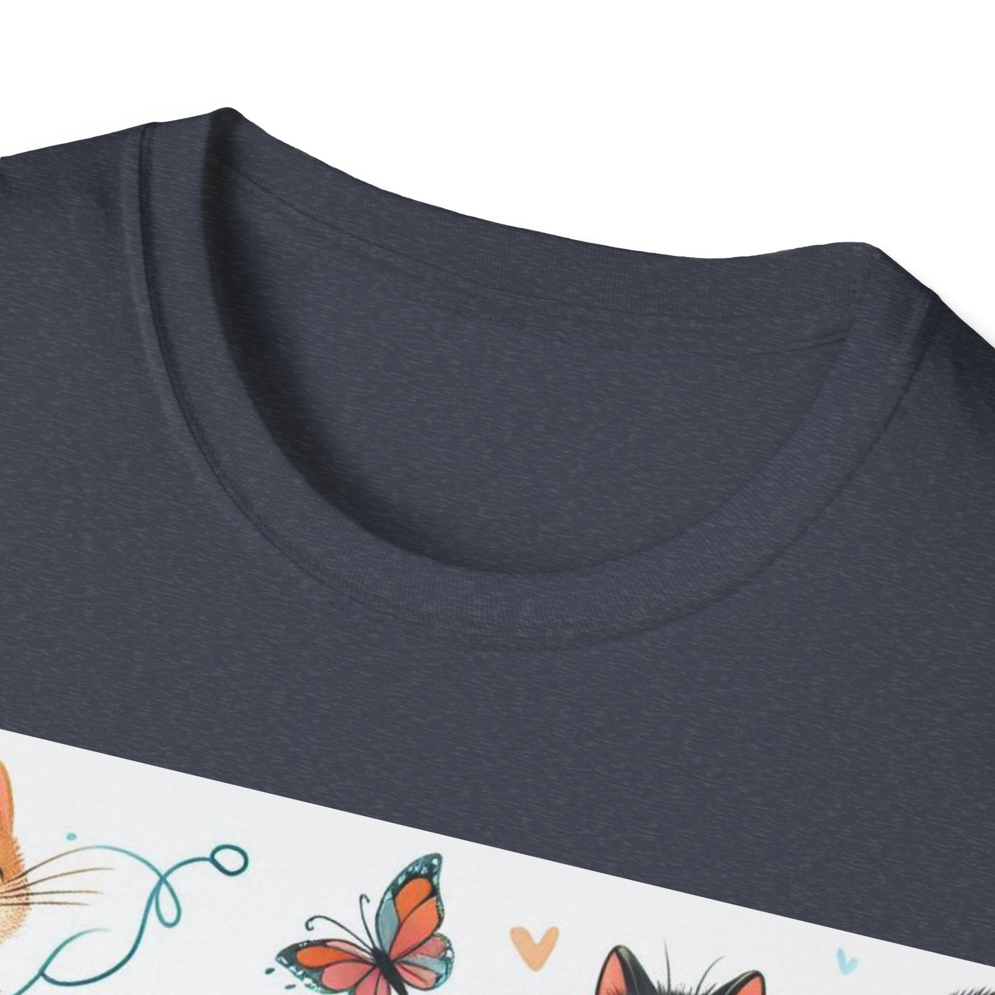 Purr-fect Comfort for Cat Lovers: Unisex Soft-Style T-Shirt