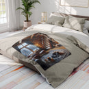Fire place Arctic Fleece Blanket