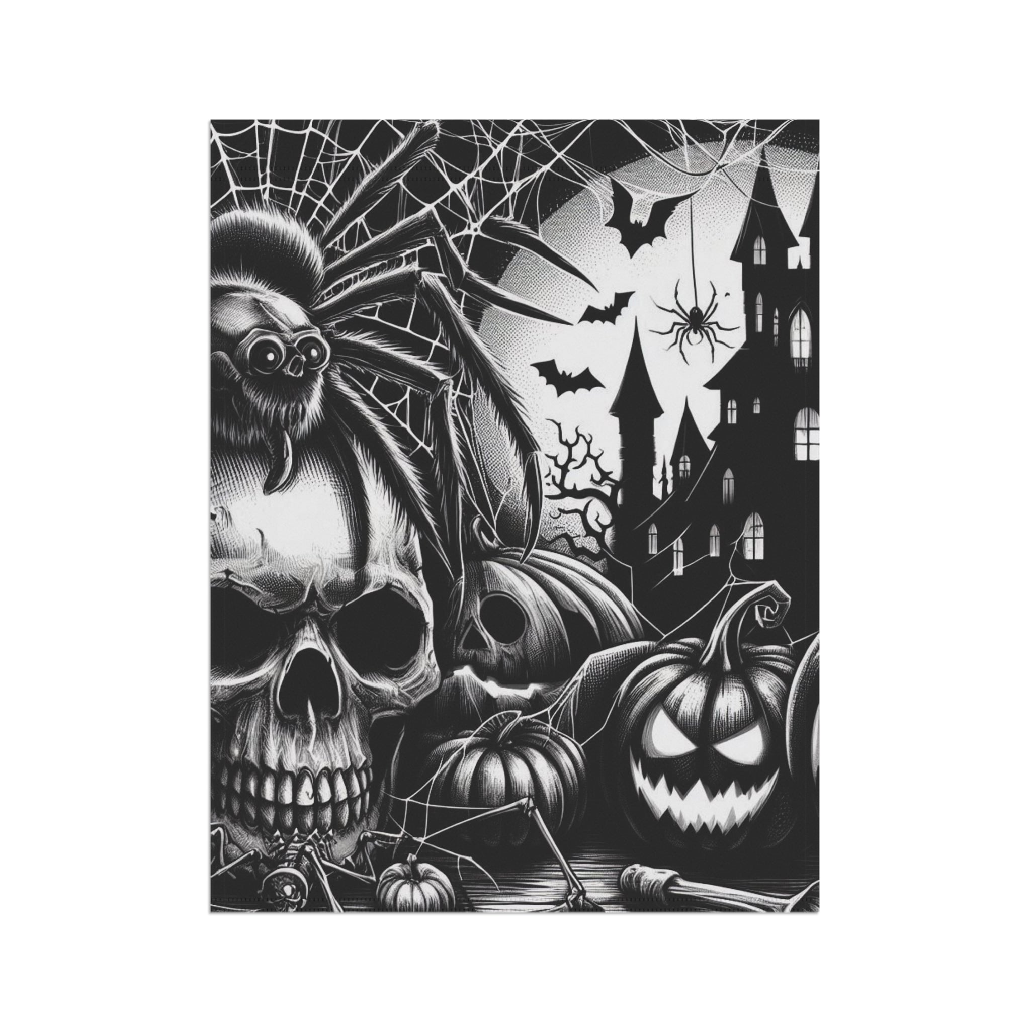Spooky Halloween Garden & House Banner