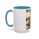 Coffee Beans Accent Coffee Mug (11, 15oz)