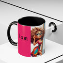 "I Am Beautiful" Accent Coffee Mug (11, 15oz)