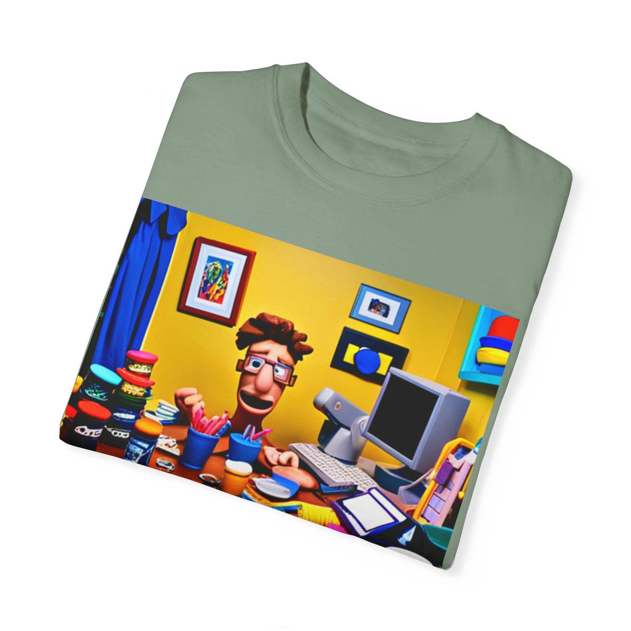 Unisex "Coffee: Because Adulting is Too Hard" Garment-Dyed T-shirt