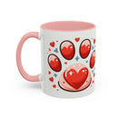 Dog Paw Coffee Accent Coffee Mug (11, 15oz)