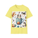 Purr-fect Comfort for Cat Lovers: Unisex Soft-Style T-Shirt
