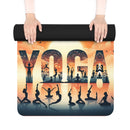 "Yoga Sunrise" Rubber Yoga Mat