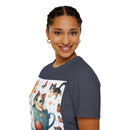 Purr-fect Comfort for Cat Lovers: Unisex Soft-Style T-Shirt