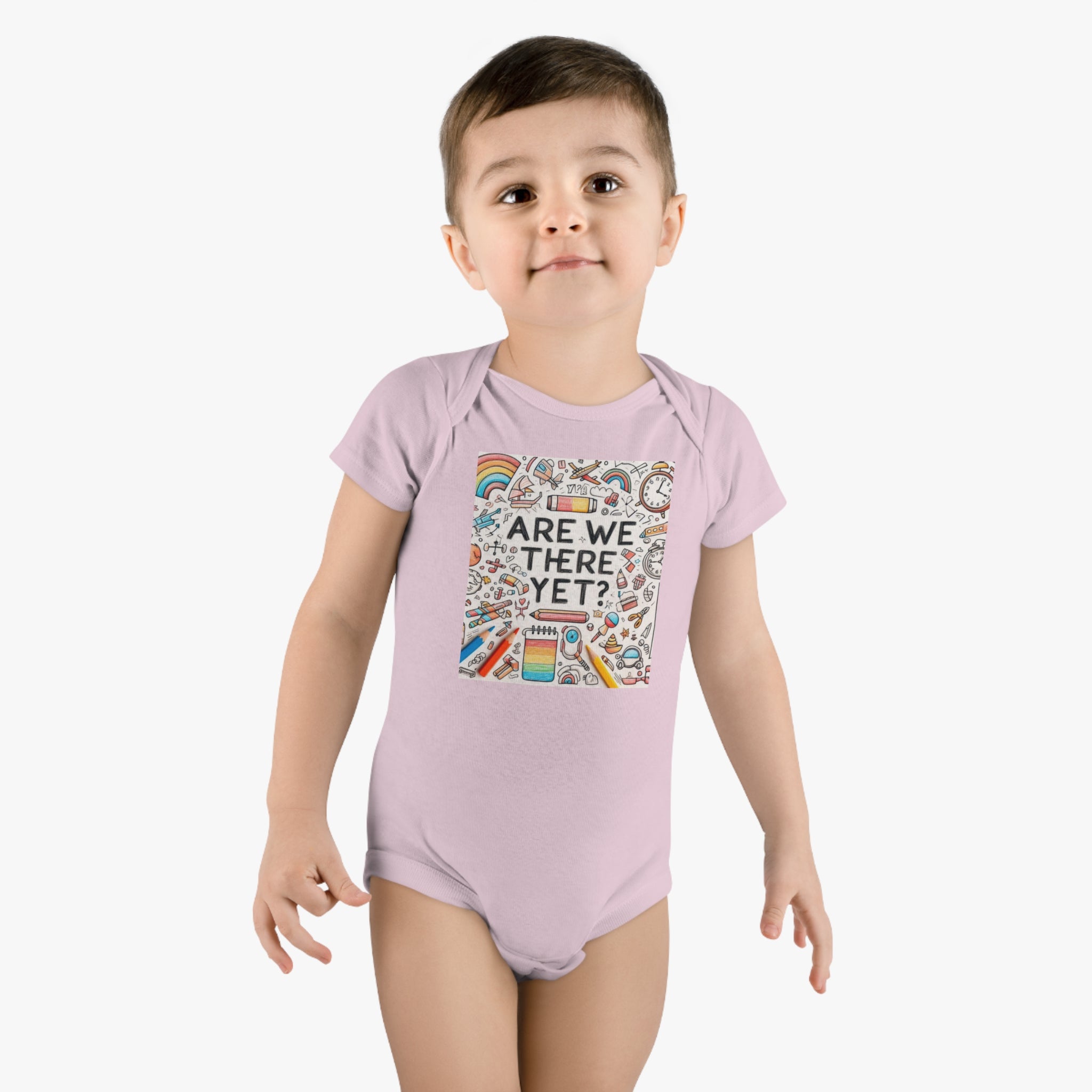 “Are We There Yet?” Baby Short Sleeve Onesie®