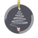 Fireworks Christmas Tree Glass Ornaments