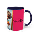 "I Am Beautiful" Accent Coffee Mug (11, 15oz)