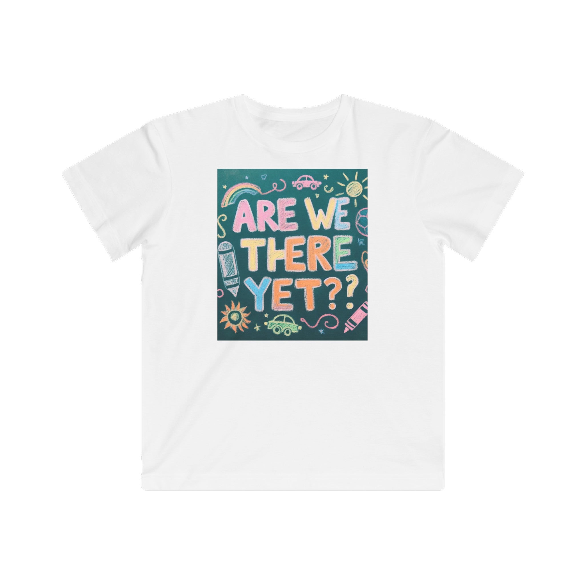“Are We There Yet?” Kids Fine Jersey Tee