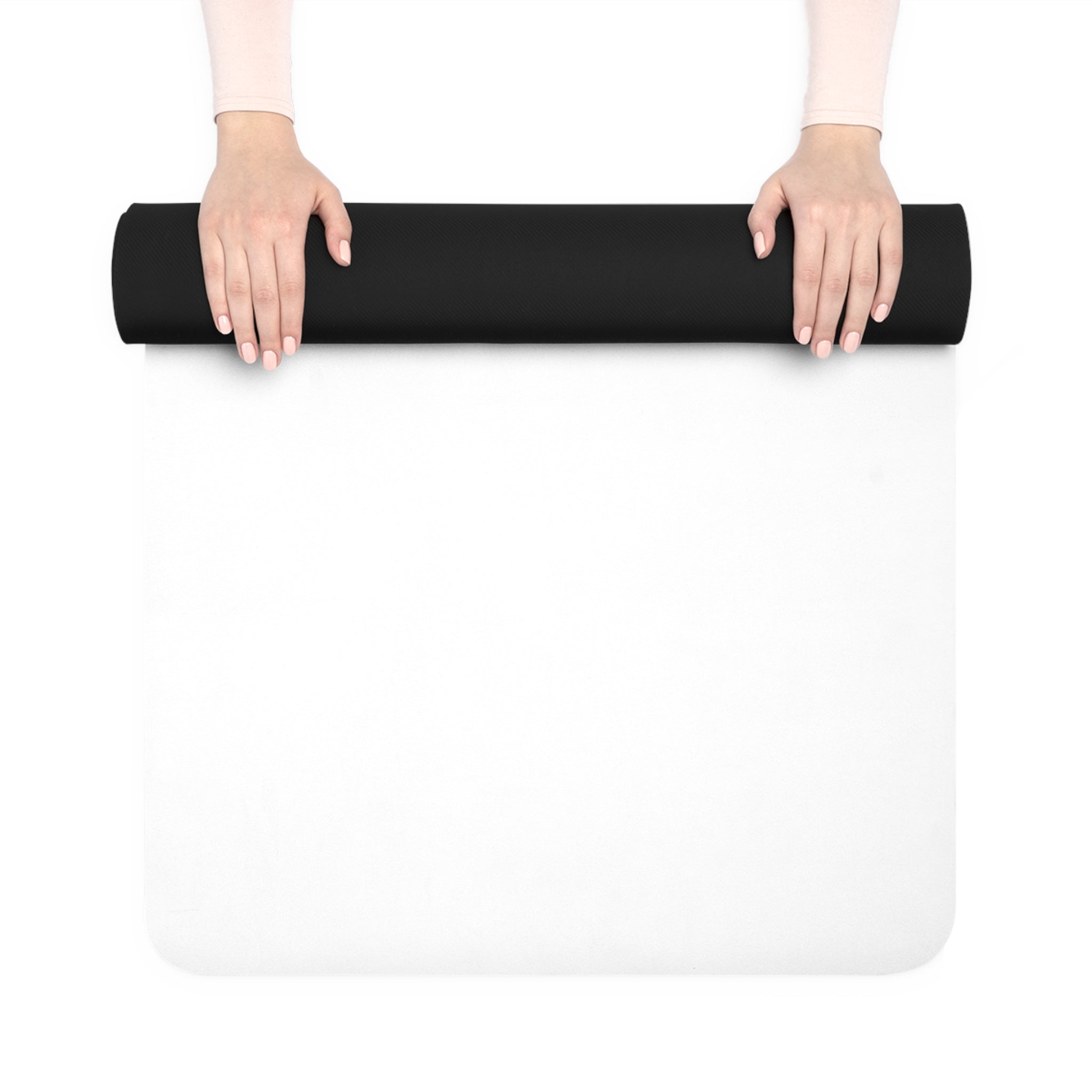 Inspirational quote Rubber Yoga Mat