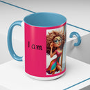 "I Am Beautiful" Accent Coffee Mug (11, 15oz)