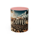 Coffee Beans Accent Coffee Mug (11, 15oz)