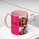 "I Am Beautiful" Accent Coffee Mug (11, 15oz)