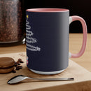 Fireworks Christmas Tree Accent Mugs