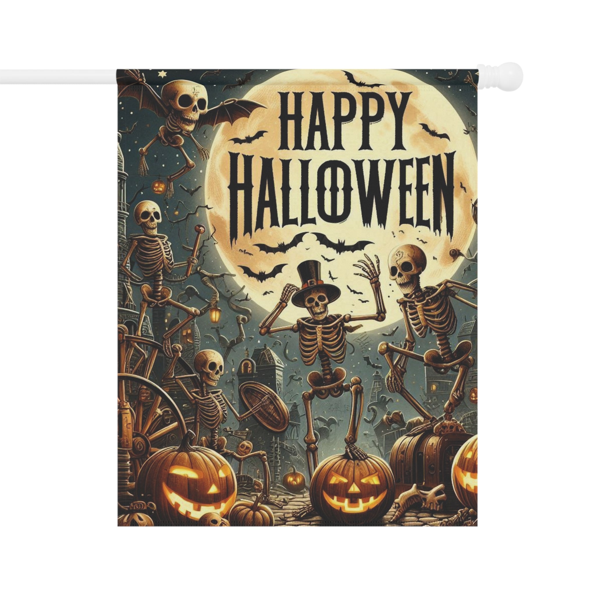 Spooky Halloween Garden & House Banner