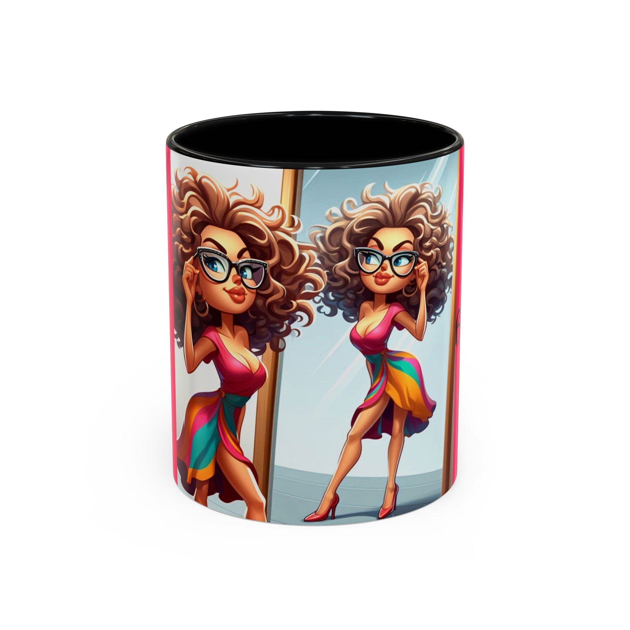 "I Am Beautiful" Accent Coffee Mug (11, 15oz)