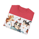 Purr-fect Comfort for Cat Lovers: Unisex Soft-Style T-Shirt