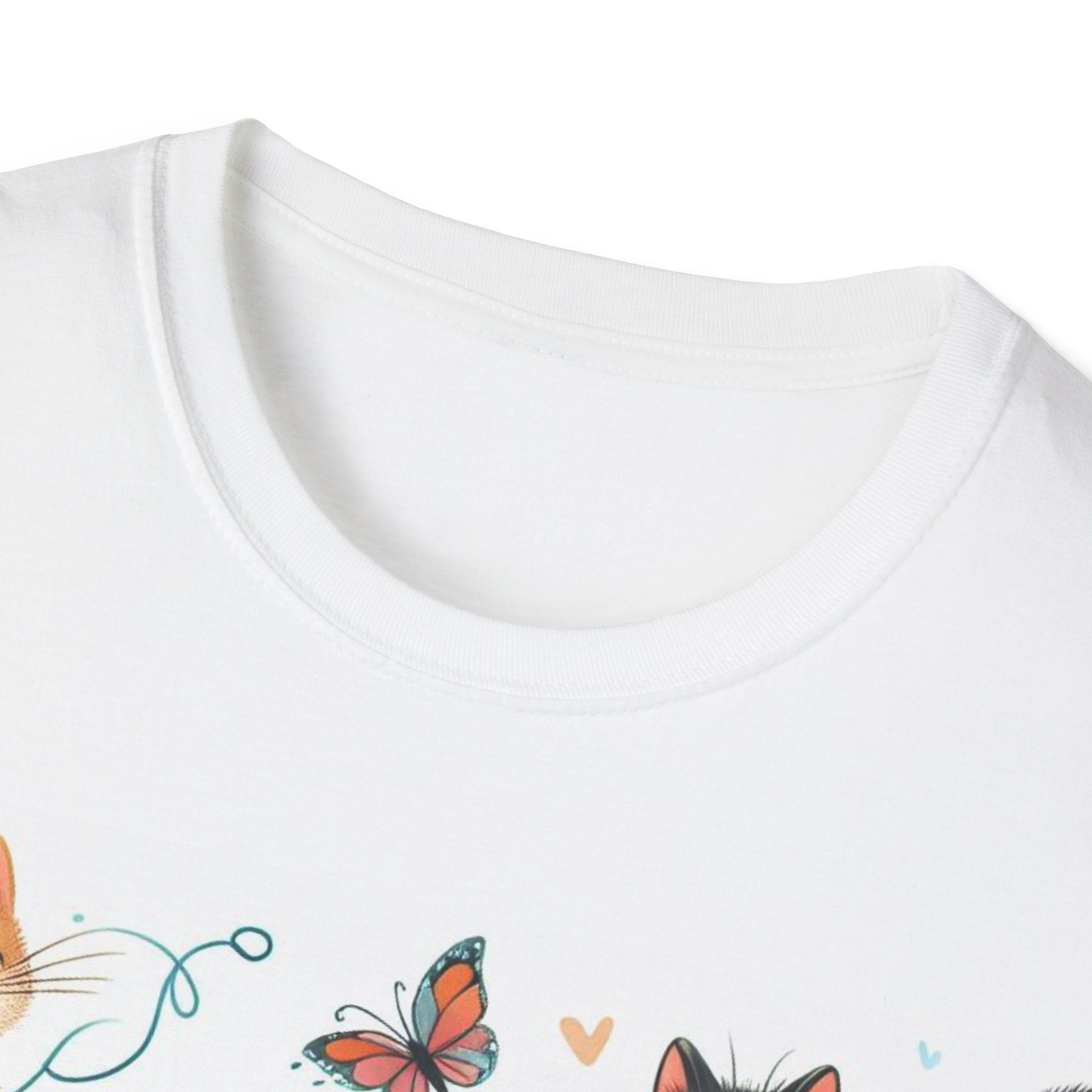 Purr-fect Comfort for Cat Lovers: Unisex Soft-Style T-Shirt