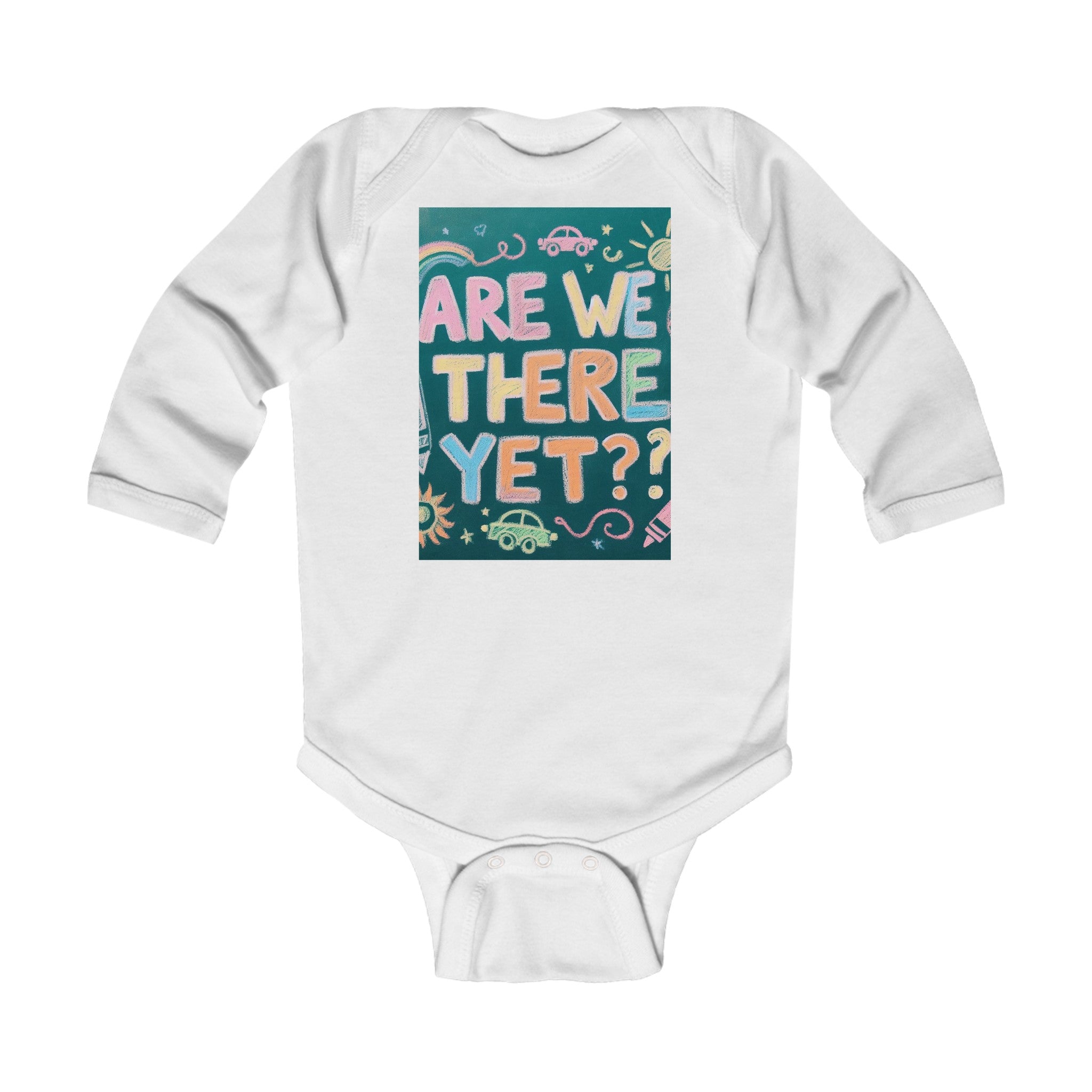 “Are We There Yet?” Infant Long Sleeve Bodysuit