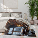 Fire place Arctic Fleece Blanket