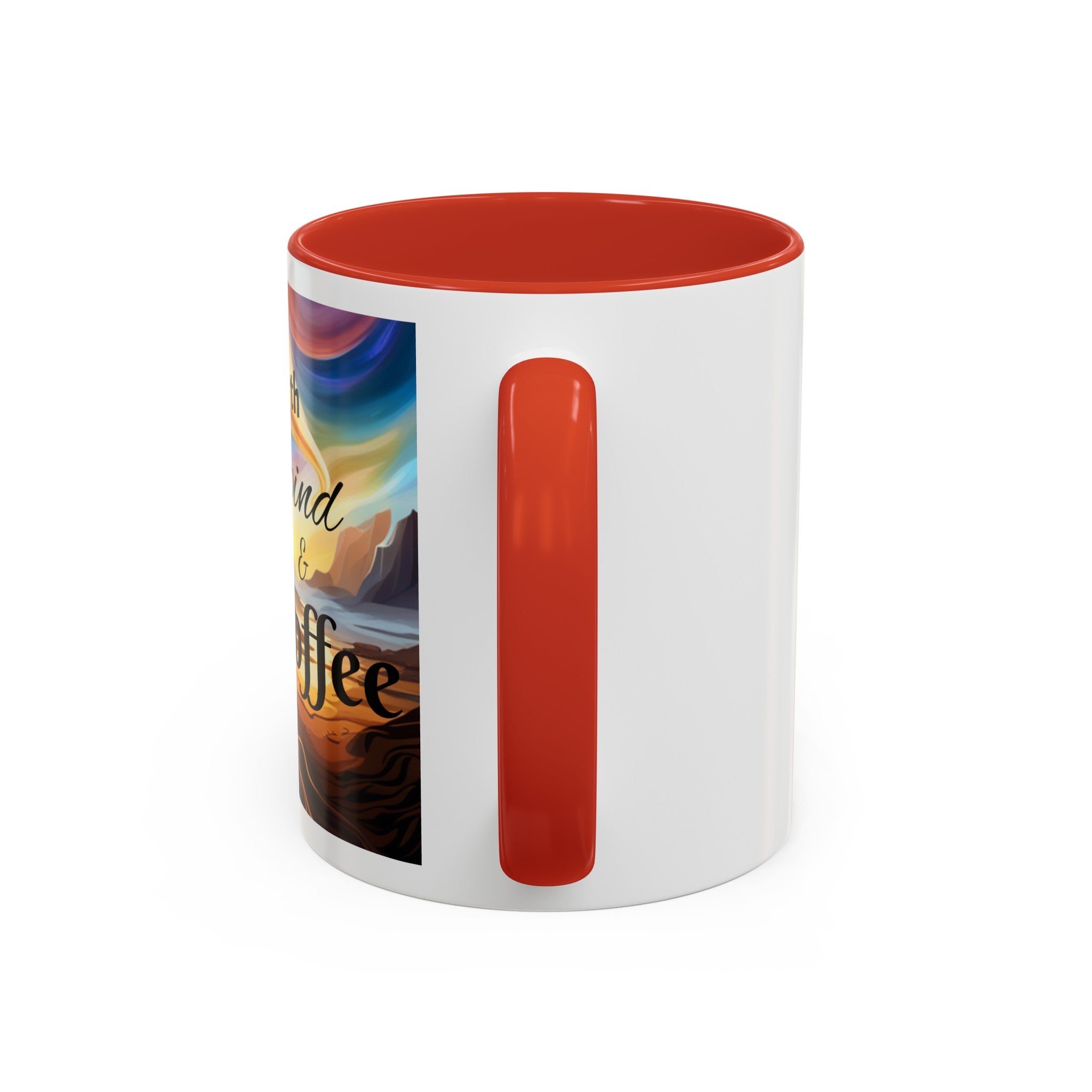 "Earth, Wind, and Fire" Accent Coffee Mug (11, 15oz)