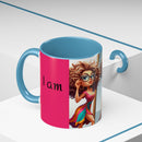 "I Am Beautiful" Accent Coffee Mug (11, 15oz)