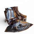 Fire place Arctic Fleece Blanket