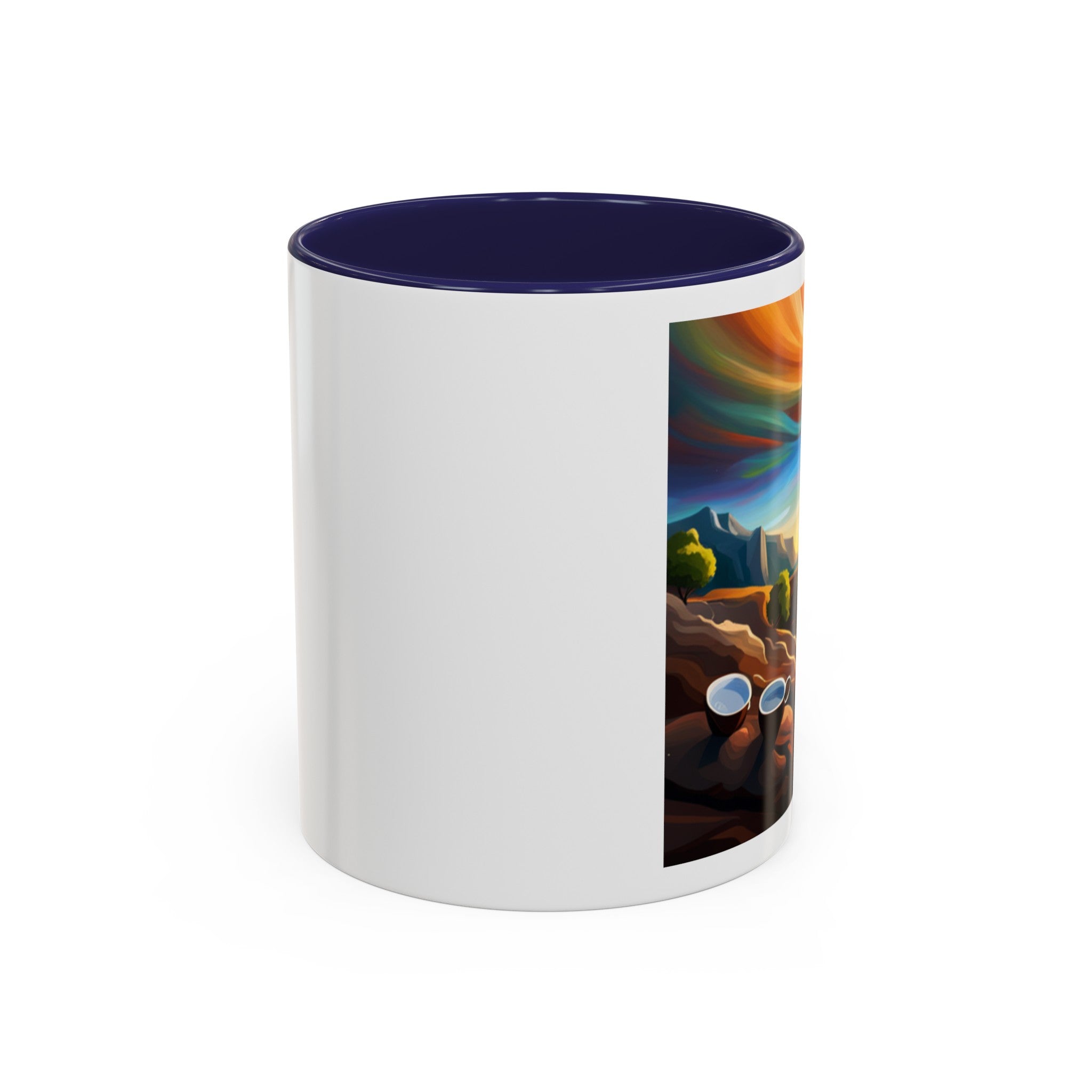 "Earth, Wind, and Fire" Accent Coffee Mug (11, 15oz)