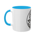 "White Sunflower" Colorful Mugs, 11oz