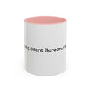 “Silent Screams Answered: The Ultimate Coffee Mug for Morning Rescues!” Accent Coffee Mug (11, 15oz)