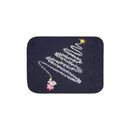 Fireworks Christmas Tree Pattern Sherpa Blanket, Two Colors