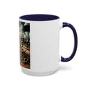 Coffee Beans Accent Coffee Mug (11, 15oz)