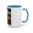 Coffee Beans Accent Coffee Mug (11, 15oz)