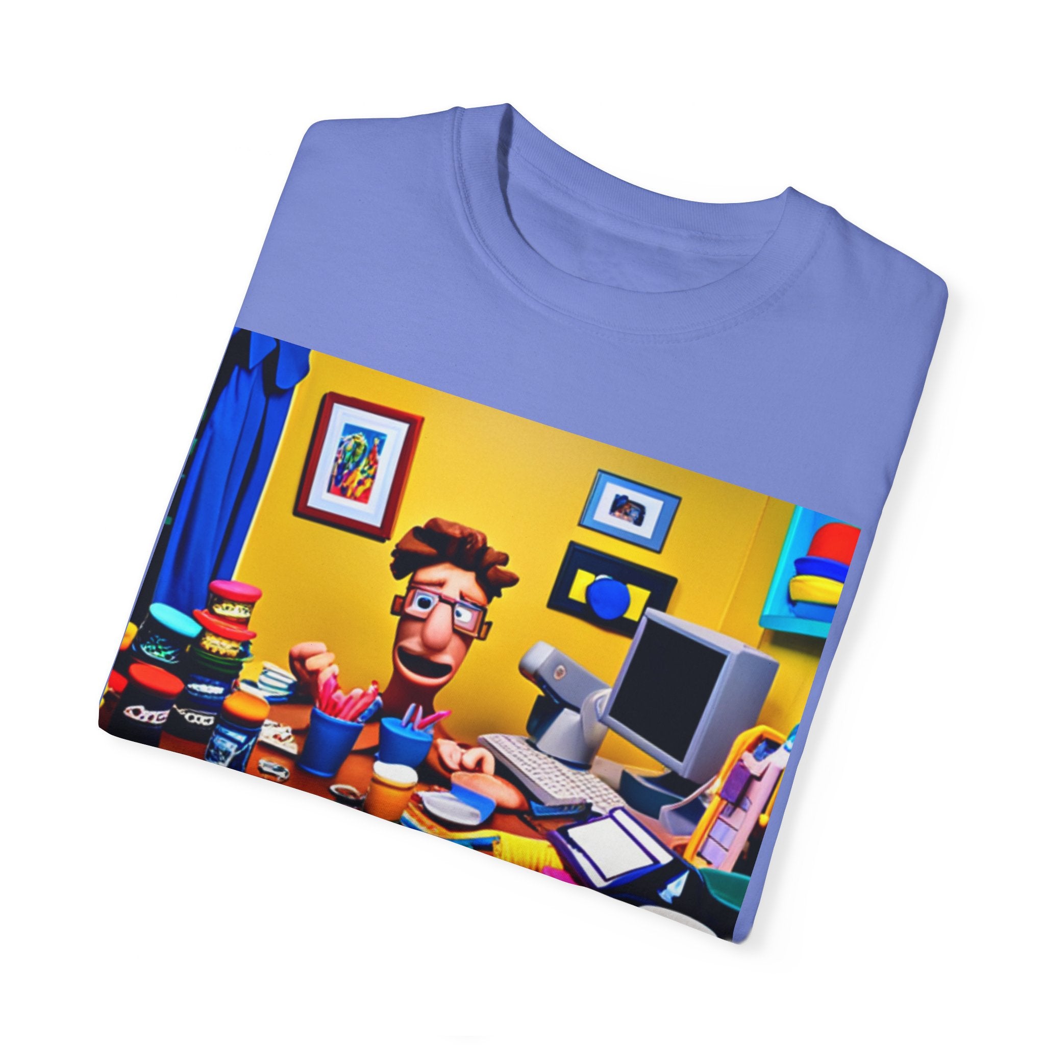 Unisex "Coffee: Because Adulting is Too Hard" Garment-Dyed T-shirt