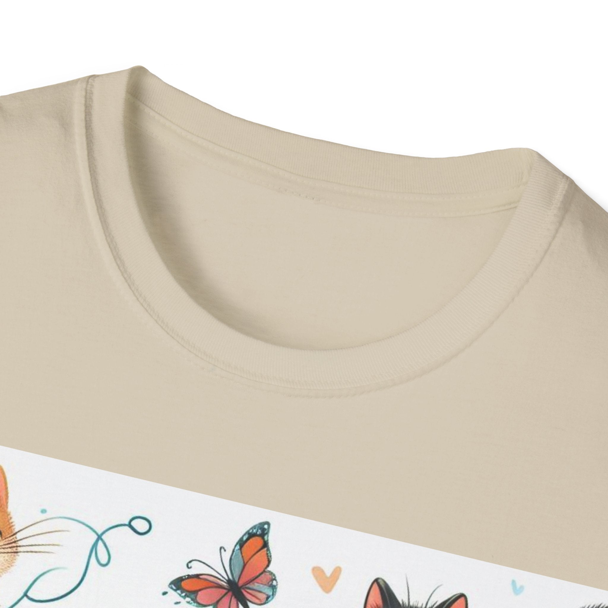 Purr-fect Comfort for Cat Lovers: Unisex Soft-Style T-Shirt
