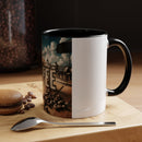Coffee Beans Accent Coffee Mug (11, 15oz)